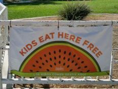 photo of a Rainbow Library Program banner.