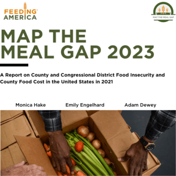 cover of map the meal gap 2023