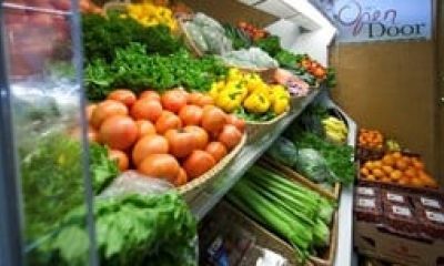Healthy produce at a food bank