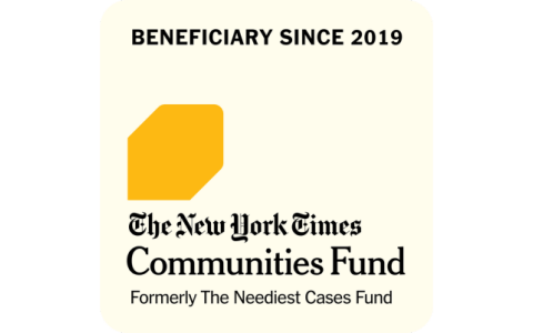 The New York Times Communities Fund Beneficiary Since 2019 Badge