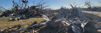 Tornado aftermath in Rolling Fork, MS. March 2023