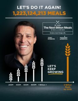 Let's do it again! 1,223,124,213 meals