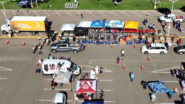 Heroes Helping Heroes Food Distribution