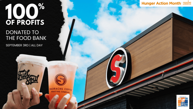 Shadrachs Coffee Giveback Day!