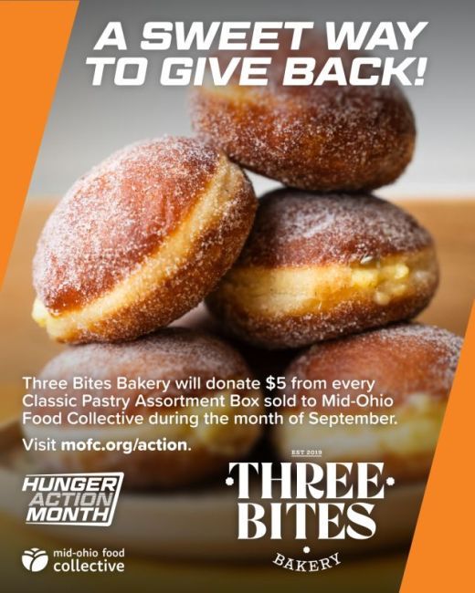 Three Bites Bakery Give-Back