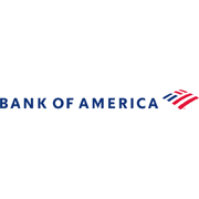 Bank of America with American flag