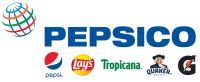 Pepsico logo on white background